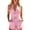 Pink#sleeveless rompers women, variant on Womens Short Rompers Summer Vintage Dressy Casual Sleeveless Deep V Neck Romper with Pockets Tie Front Short Jumpsuits for Vacation Everyday Black,S