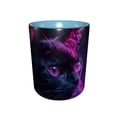 thumbnail image 2 of Neon Cat Coffee Mug Fun Custom Ceramic Mugs 11oz Sky Blue, 2 of 5