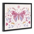 thumbnail image 2 of Stupell Industries Eclectic Whimsical Folk Butterfly Black Floating Frame Canvas Art, 31 x 25, by Kim Allen, 2 of 8