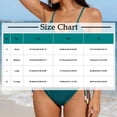 thumbnail image 3 of MGDXOX Women's Two Piece Swimsuit Ruffle Bikini High Waisted Bikini Sets Halter Bathing Suit for Curvy Women with Drawstring Black M, 3 of 8