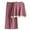 Pink, variant on Jinhomg Casual Sweater Lounge Sets for Women 2 Piece Fall Comfy Knit Sweater Outfits Long Sleeve Crew Neck Top and Elastic Waist Pant Pink Free Size