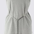 thumbnail image 2 of Unique Bargains 1 Pc Waist Chain Fashion Design Adjustable Waist Cord for Women Silver Tone, 2 of 6