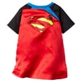 thumbnail image 2 of DC Comics Superman Toddler Boys Caped Cosume Design T-Shirt 4T, 2 of 4