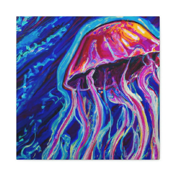 Jellyfish in Fauvism - Canvas