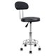 thumbnail image 1 of Banco Multifuncional Taburete Giratorio Aciento De Espuma Suave con Ruedas Redondo Banco De Trabajo Silla Giratoria con Reposapiés De Altura Ajustable para Oficina Salón SPA, 1 of 7