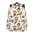 thumbnail image 2 of Disketp Monkeys Swinging from Palms for Large Capacity Lightweight Student Backpack,Travel backpack,Perfect for School, Travel, and Work, Comfortable and Stylish, 2 of 8