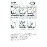 Command Mini Wall Hooks, Clear, Damage Free Decorating, Six Hooks and Eight Command Strips