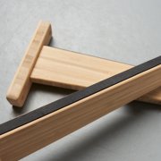 Vagabond Racks Bamboo Surfboard Wall Rack – Horizontal Wall Mount Shelf for Surfboards – Indoor Display Storage, Easy Install, Holds Up to 35 lbs