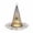 Black, variant on XINGXIANG - 30cm Black Spider Web Metal Wire Witch Hat Hanging Light, Battery Powered Spooky Halloween Lighting Prop, Fit Outdoor Halloween Decorations & Halloween Party Favors (B)