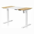 thumbnail image 3 of Furniture of America Tilah Modern Metal 2-Piece Desk and Chair Set in White, 3 of 16
