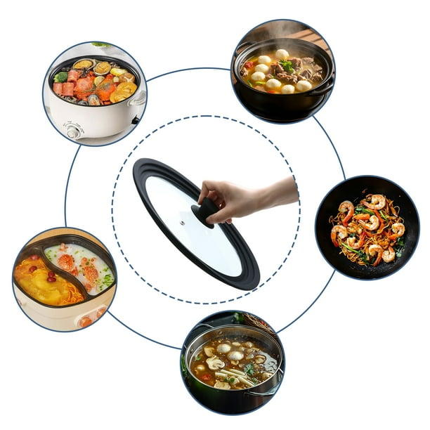 CACHE-POT COUVERCLE UNIVERSEL Pour Casseroles Couvre-pot Ménager EUR 25