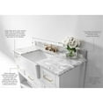 thumbnail image 6 of Ancerre Designs Hayley 48" Farmhouse Wood Bathroom Vanity Set in White, 6 of 19