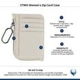 thumbnail image 4 of CTM  Zip Card Case (Women), 4 of 4