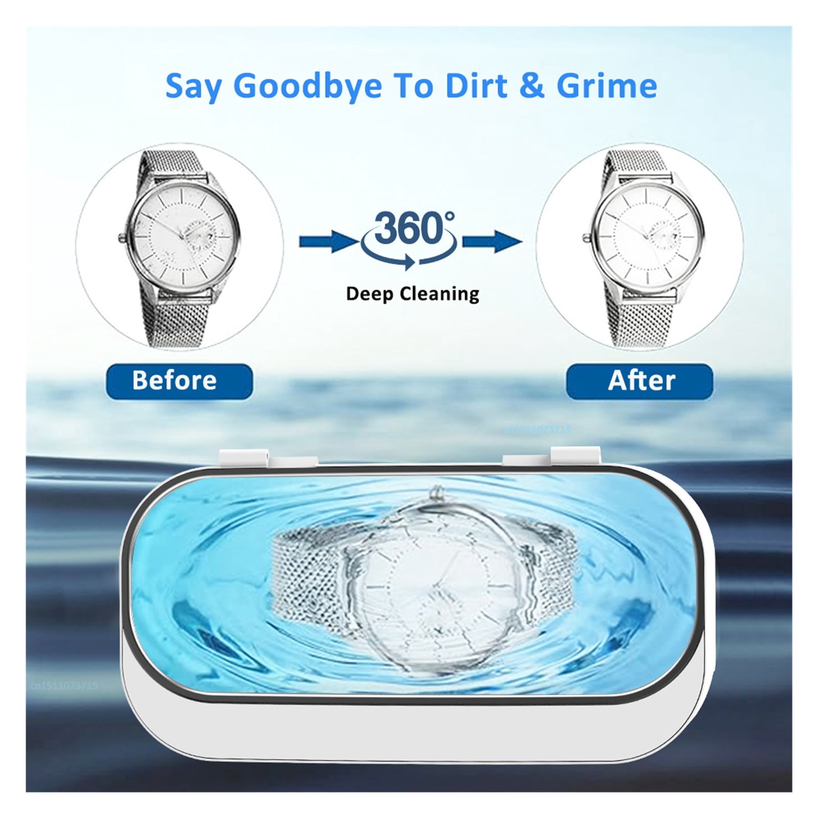 Ultrasonic Glasses Cleaning Ultrasound Jewelry Cleaner Machine High Frequency Ultrasonic Cleaning Bath For Jewelry washing