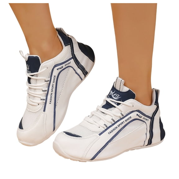 Trail Running Shoes for Women 2025 Comfortable Mesh Cross Trainers Jogging Workout Fashion Sneakers White