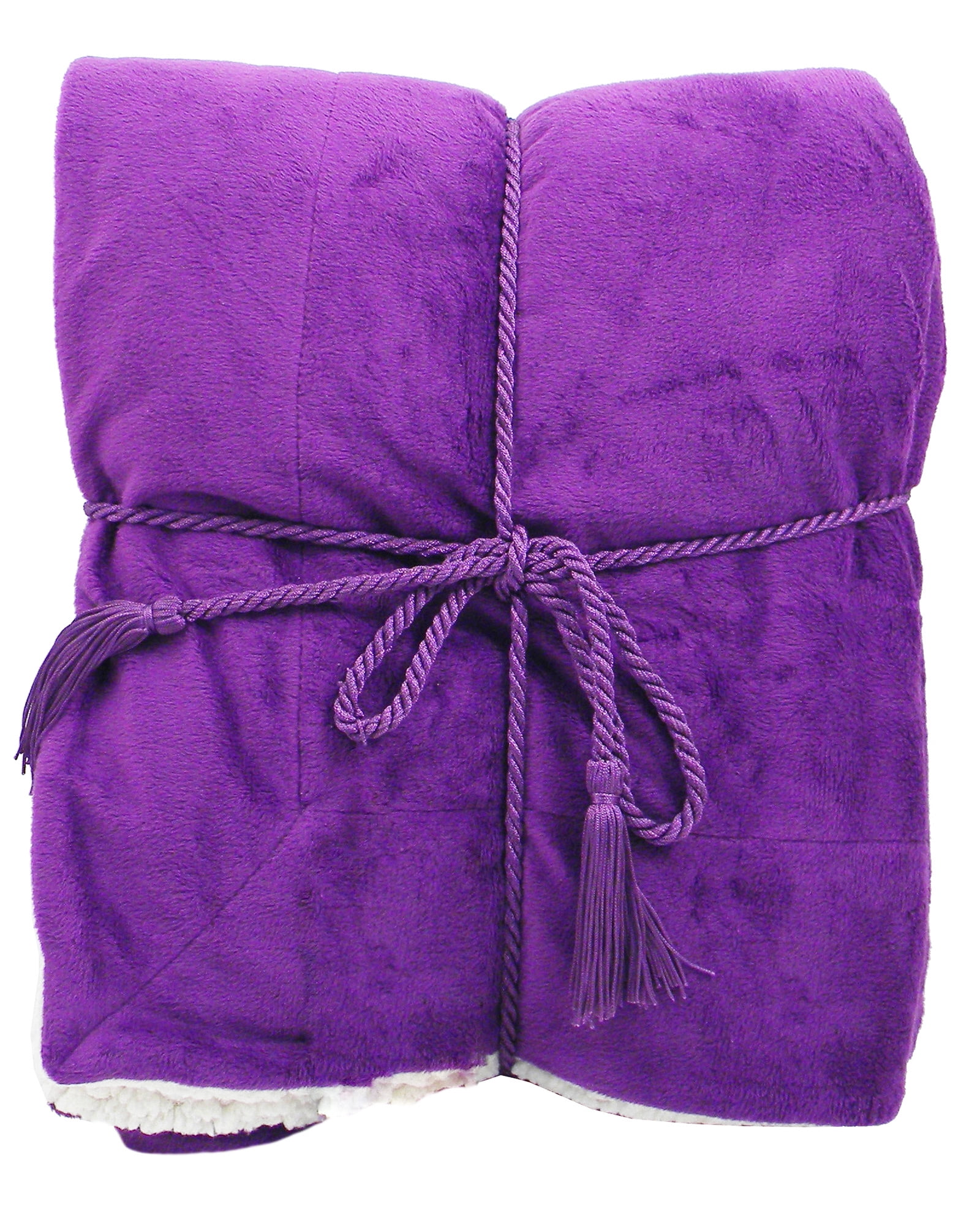 Simplicity Faux Fur Luxury Lambswool Sherpa Throw Blanket 50"x60