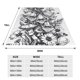 thumbnail image 3 of Balery Monochrome Botanical Illustration Manta de Felpa Suave y Acogedora – Cobija de Franela Aterciopelada para Cama, Lavable y Cálida para Sofá, Mascotas, Transpirable-40"x30", 3 of 7