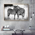 thumbnail image 3 of wall26 Floating Framed Canvas Wall Art for Living Room, Bedroom Black and White Wild Animal Canvas Prints for Home Decoration Ready to Hang - 16x24 inches, 3 of 4