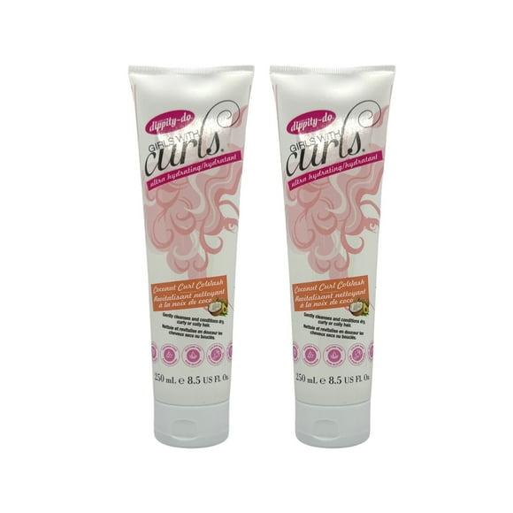 Dippity-do Girls WIth Curls Coconut Curl Cowash 8.5 Oz (Pack of 2)
