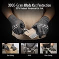 thumbnail image 2 of Guantes de protección WORK FORMULA ANSI A4 resistentes a cortes, 2 of 6