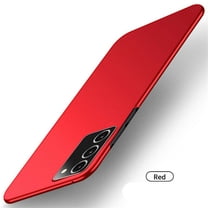 Dteck Slim Case for Samsung Galaxy S20 FE (6.5 inches),Ultra Thin Hard Plastic with Matte Finish Grip Galaxy S20 FE 5G Phone Cover Case,Red