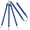 blue, variant on 3 Dog Leash No Tangle, Double Triple Multi Dog Leash for 2 or 3 Dogs, Detachable Nylon Climbing Rope, 360° Swivel Coupler Lead for Small Medium Large Pets