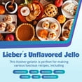 thumbnail image 6 of Lieber's Unflavored Clear Jel, Kosher Vegan Gelatin Mix, 3 oz (Pack of 4), 6 of 7