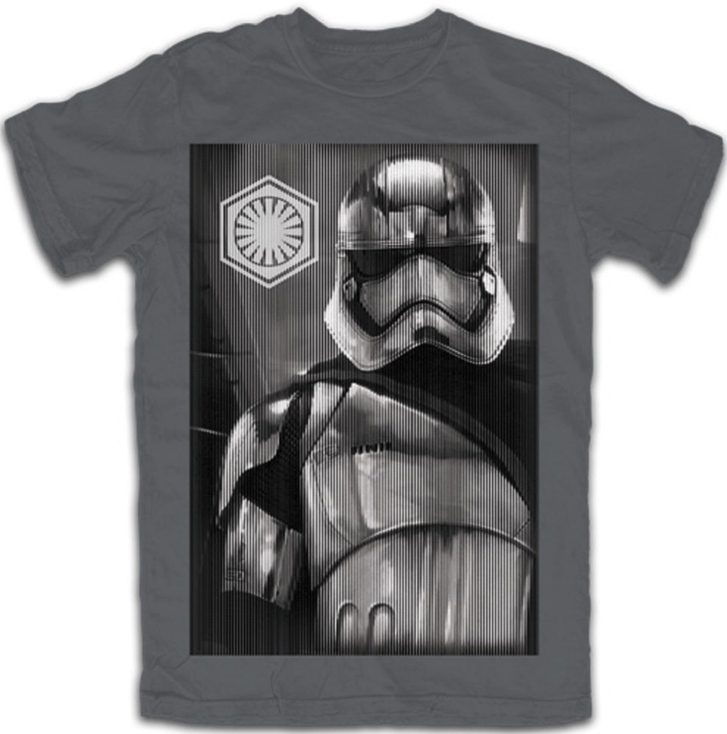 Retro Star Wars Darth Vader Cell Phone Selfie T-Shirt New Sz Med Heather Gray 