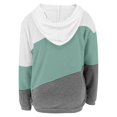 thumbnail image 5 of Halloween Sweatshirts for Women Winter Fall Relaxed Fit Hooded Long Sleeve Puff Drop Shoulder Drawstring Graphic Hoodie Cotton Hoodies Hoodie(Light Green,M), 5 of 6