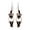 Siamese Cat, variant on Cat Earrings – Handmade Copper Cutout Cute Kitten Design – Wearable Art Jewelry – Lightweight Dangle Earrings – Gift for Cat Lovers, Pet Owners, Feline Enthusiasts (CuteCat)