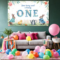 thumbnail image 5 of Floral Design Banner Cute Rabbit Garden Theme for Kids Party First Birthday Celebration, 5 of 7