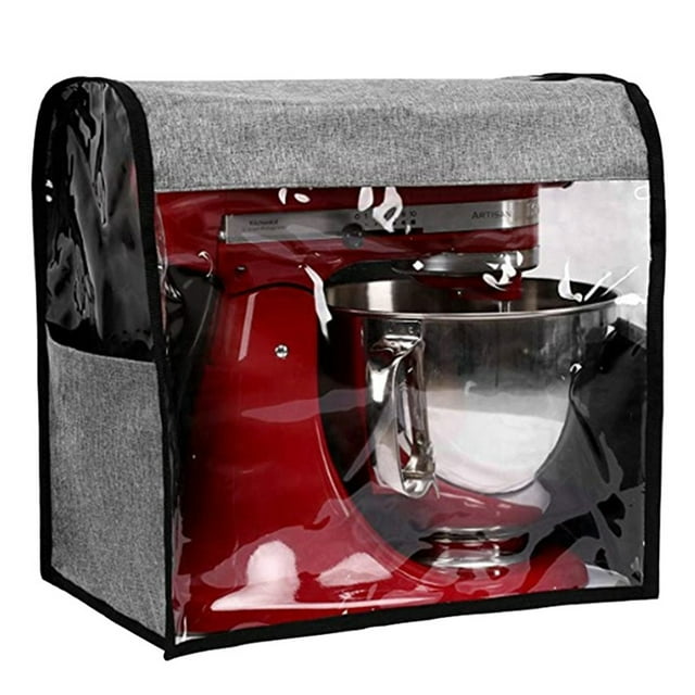 KitchenAid Housse de Mixeur Imperméable avec Compartiments, Gris