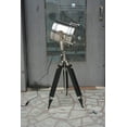 thumbnail image 3 of Hollywood Nautical Vintage Searchlight Steel Floor Lamp Spotlight Floor Tripod Stand, 3 of 6