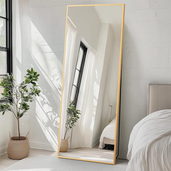 Full Length Mirror 71x26 Full Body Mirror Rectangle Standing Wall Mount