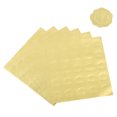 thumbnail image 1 of Unique Bargains Embossed Seal Stickers,  200Pcs Heart Wax Looking Embossed Envelope Self Adhesive Sticker, Gold Tone, 1 of 7