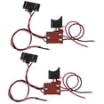 thumbnail image 1 of 2 Pcs Interrupteur de Scie Contrôle de Vitesse Interrupteur de Déclenchement de Régulation de Vitesse Progressive avec Lumière, 1 of 14