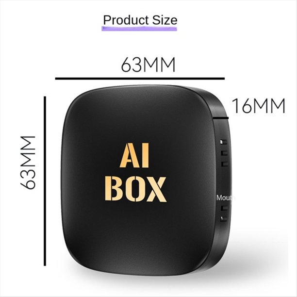 Adaptador para Automóvil Adaptador Inalámbrico CarPlay Android Adaptador Inalámbrico CarPlay Ai TV Box con CarPlay Ai Box-B con Cable