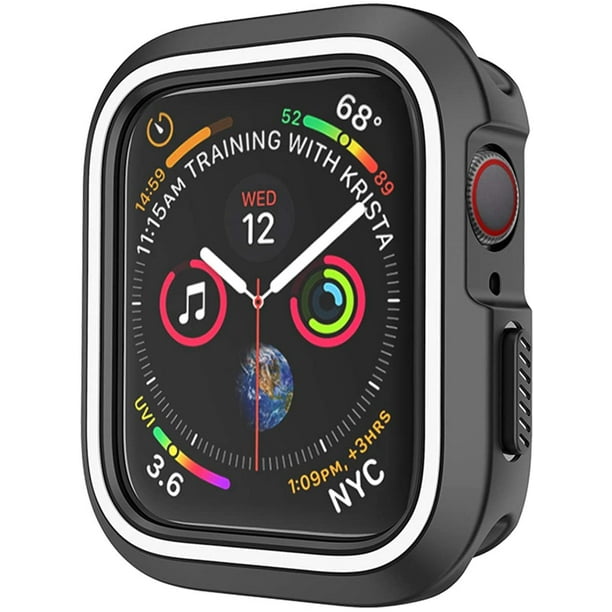 Compatible with Apple Watch Case 38mm 42mm 40mm 44mm, Soft Silicone Shockproof and Shatter