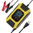 thumbnail image 1 of Cargador de batería de coche TFixol, cargador de baterías de plomo 12V 7A, LCD TFixol Cargador de baterías, 1 of 7