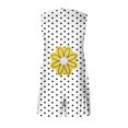 thumbnail image 2 of Pantalones Cortos de las Mujeres para la Moda de Verano Impreso Mono sin Mangas, Ligero Desgaste Atlético de Secado Rápido, 2 of 5