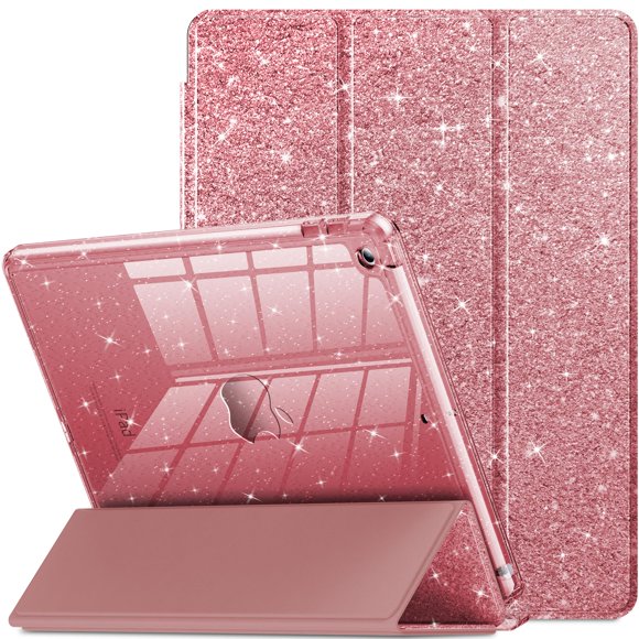Funda INFILAND para iPad de 9ª, 8ª y 7ª generación de 10,2 pulgadas con soporte para lápices