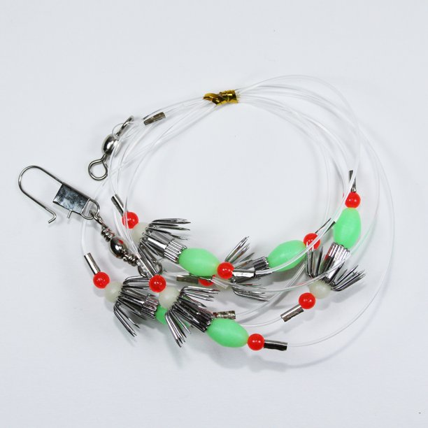 Ahi USA Squid Catcher 5 Hook Squid Fishing Gangion