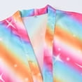 thumbnail image 5 of Boys Girls Satin Kimono Bathrobes with Belt, SILVERCELL Toddler Teens Kids Wedding Spa Party Robes Pajamas Coverups, 2-14 Years, 5 of 8