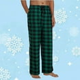 thumbnail image 2 of Mens Buffalo Plaid Pajama Bottoms Casual Loungewear Casual Christmas Elastic Cozy Pajama Pant with Pockets Winter Clearance, 2 of 5