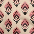 thumbnail image 1 of oneOone Cotton Poplin Twill Light Beige Fabric Asian Ikat Sewing Fabric By The Yard Printed Diy Clothing Sewing Supplies 56 Inch Wide, 1 of 4