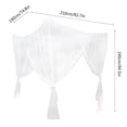 thumbnail image 4 of 2 Count 4 Corner Post Bed Canopy Netting Red de malla fina para, 4 of 9