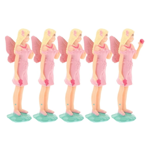 EXHUMKY 5pcs Music Box Dancing Ballet Doll Jewelry Box Ballerina Plastic Wind-up Children Personal Enjoyment