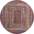 thumbnail image 2 of Addison Rugs Mayfield Premium Machine Washable Transitional Geometric Paprika Round Rug, 8' x 8', 2 of 6