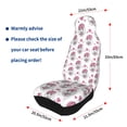 thumbnail image 6 of Haiem Cute Poodle Dog Printed Car Seat Covers Set of 2, Universal Fit Car Seat Covers,Protective Seat Covers,Comfortable Car Seat Covers, Easy Installation Seat Covers, Vehicle Seat Covers, 6 of 9