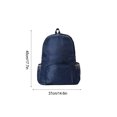 thumbnail image 4 of Qarigey portátil plegable de Color sólido para hombre y mujer, bolsa impermeable con cremallera, para acampar, senderismo, teléfono, Envolturas para manijas de equipaje cian, 4 of 6